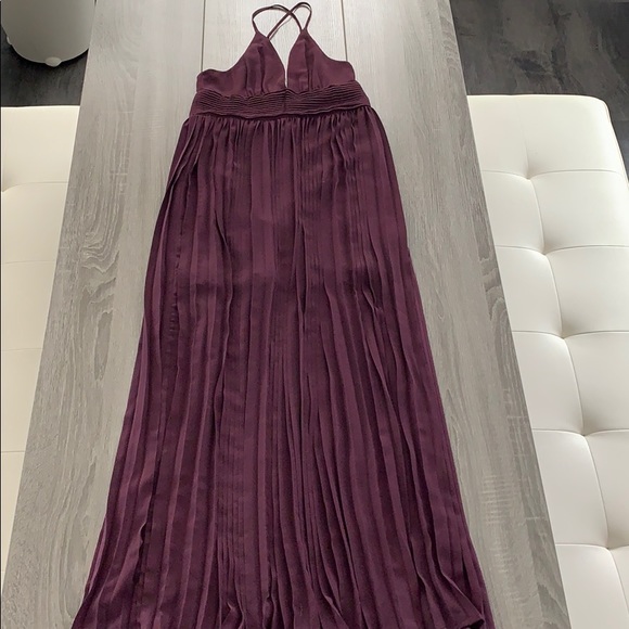 Plum Formal Maxi Dress - Picture 2 of 2